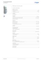 Datasheet for Hager EPS410B, EAN: 3250612369270