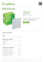 Datasheet for Spelsberg 37004201, EAN: 4013902030033