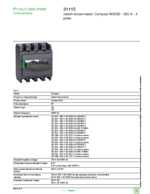 Datasheet for Schneider Electric 31115, EAN: 3303430311157