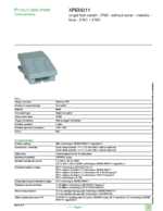Datasheet for Schneider Electric XPEM211, EAN: 3389110600353