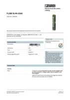 Datasheet for Phoenix Contact 2294445, EAN: 4017918129767