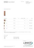 Datasheet for Gira 289400, EAN: 4010337049814