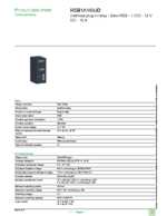 Datasheet for Schneider Electric RSB1A160JD, EAN: 3389110254440