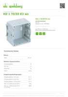 Datasheet for Spelsberg 37045001, EAN: 4013902030804