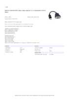 Datasheet for Matrox CAB-DP-DVIF, EAN: 0790750222479