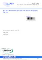 Datasheet for Allnet ANT-CAB-LMR195-SMAM-NM-150, EAN: 4038816046925