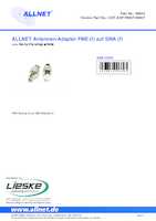 Datasheet for Allnet ANT-ADP-FMEF-SMAF, EAN: 4038816008893