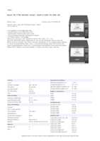 Datasheet for Epson C31CD38032A0