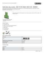 Datasheet for Phoenix Contact 2948953, EAN: 4017918083625