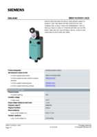 Datasheet for Siemens 3SE51140CH011AC5, EAN: 4011209692824