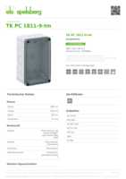 Datenblatt zu Spelsberg 13700601, EAN: 4013902862009