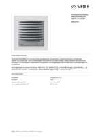 Datasheet for Siedle 200036933-00, EAN: 4015739369331
