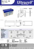 Datasheet for Ultracell 78243, EAN: 4040849782435
