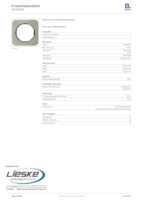 Datasheet for Berker 10112104, EAN: 4011334392392