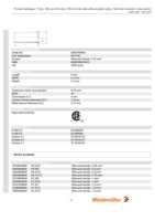 Datasheet for Weidmüller 0282700000, EAN: 4008190019013