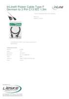 Datasheet for Inline 16651A, EAN: 4043718102259