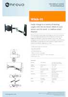 Datasheet for AG neovo WMA0101000000, EAN: 4710739592238