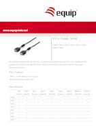 Datasheet for Equip 118812, EAN: 4015867513910