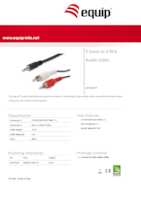 Datasheet for Equip 14709207, EAN: 4015867188767
