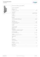 Datasheet for Hager MZ527N, EAN: 3250614565120