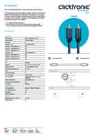 Datasheet for Clicktronic 70445, EAN: 4040849704451