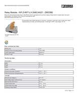 Datasheet for Phoenix Contact 2903306, EAN: 4046356732147