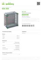 Datenblatt zu Spelsberg 04025301, EAN: 4013902051755