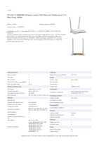 Datasheet for TP-Link TL-WR840N, EAN: 6935364070533