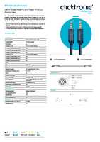 Datasheet for Clicktronic 70479, EAN: 4040849704796