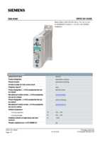Datasheet for Siemens 3RF23201AA26, EAN: 4011209572461