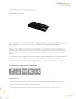 Datasheet for Startech.com ST122HDMI2, EAN: 0065030842457
