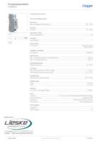 Datasheet for Hager EMN001, EAN: 3250612339969