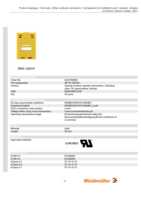Datasheet for Weidmüller 0322160000, EAN: 4008190014278