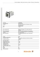 Datasheet for Weidmüller 1650590000, EAN: 4008190299262