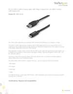 Datasheet for Startech.com USB31AC1M, EAN: 0065030860758