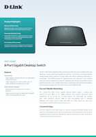 Datasheet for D-Link DGS-1008D/E, EAN: 0790069252747