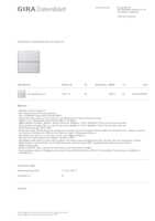 Datenblatt zu Gira 2032112, EAN: 4010337081807