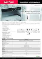 Datasheet for CyberPower MBP20HVIEC6, EAN: 4712364145438