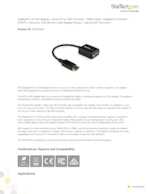 Datasheet for Startech.com DP2VGA2, EAN: 0065030836883