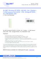 Datasheet for Allnet ALL-WB100AXF-1200, EAN: 4038816221063