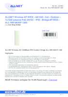 Datenblatt zu Allnet ALL-WB100AXF-1200, EAN: 4038816221063