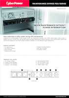 Datasheet for CyberPower MBP20HVDE3, EAN: 4711027798622
