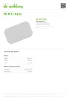 Datasheet for Spelsberg 19500601, EAN: 4013902152155