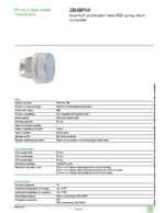 Datasheet for Schneider Electric ZB4BP68, EAN: 3389110888225