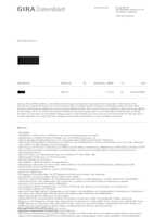 Datasheet for Gira 052900, EAN: 4010337529002