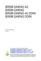 Datenblatt zu Gigabyte B760M GAMING DDR4, EAN: 4719331851415