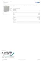 Datasheet for Hager FZ0550TB, EAN: 3250610019597