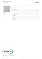 Datasheet for Hager FZ1050SB, EAN: 3250610019634