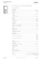 Datenblatt zu Hager RTQ101X, EAN: 3250610024027