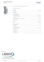 Datasheet for Hager ED183, EAN: 3250612241835